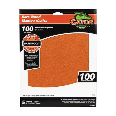 Gator Sandppr Gar9X11 100G 5Pk 4463